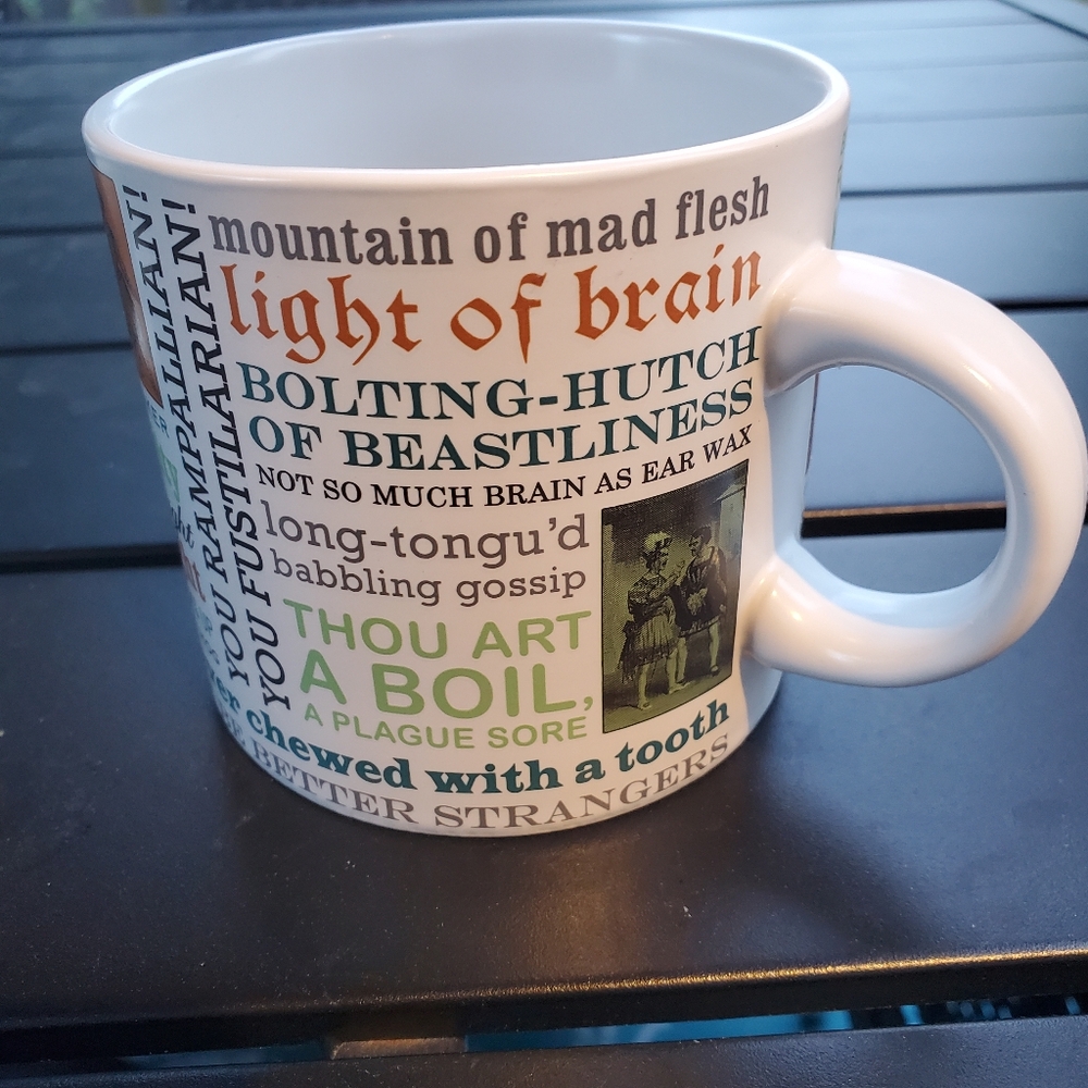 Shakespearean Insults Coffee Mug Unemployed Philosophers Guild